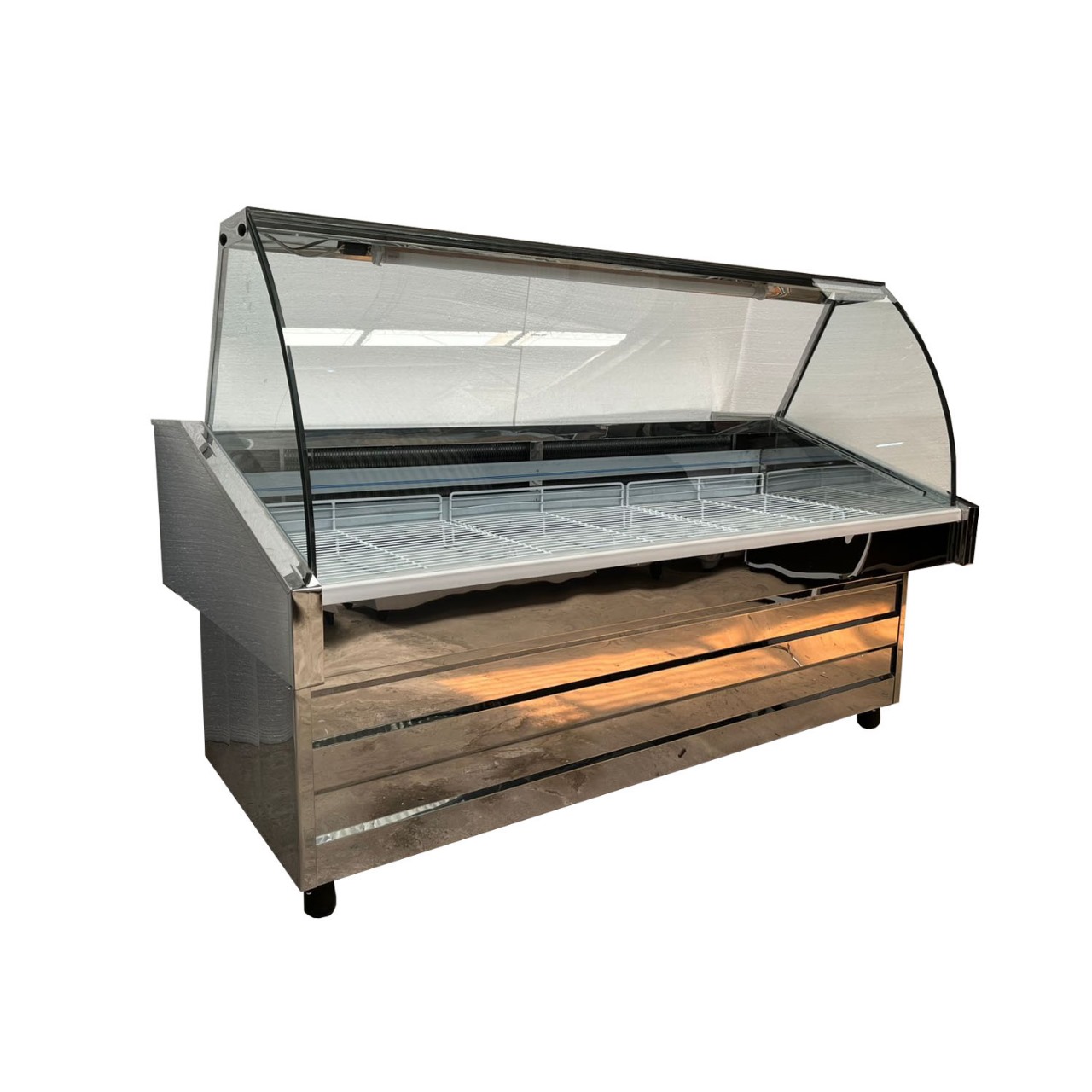Heladera Batea Vidrio Curvo 2.40 mts - Imagen 3