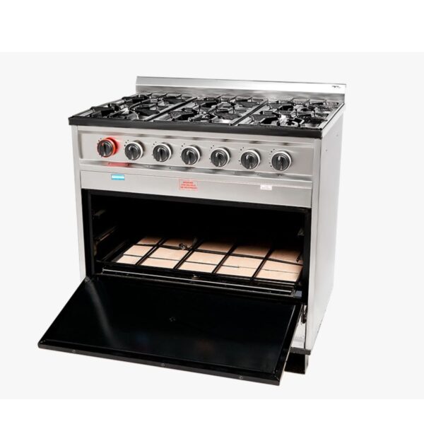 COCINA SEMI-IND. 6h Esmer. Tc valv. Tecno Calor - Imagen 2