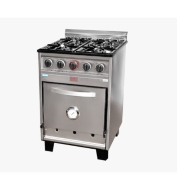 COCINA SEMI-IND. PETIT 580 ESMERILADA 4H T.CIEGA Tecno Calor