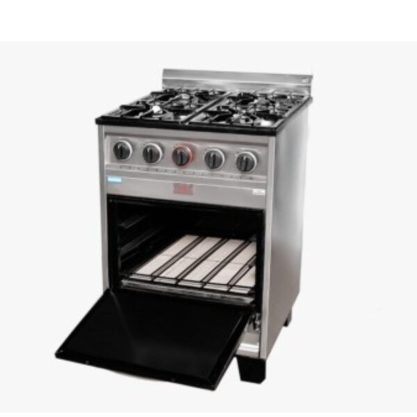 COCINA SEMI-IND. PETIT 580 ESMERILADA 4H T.CIEGA Tecno Calor - Imagen 2