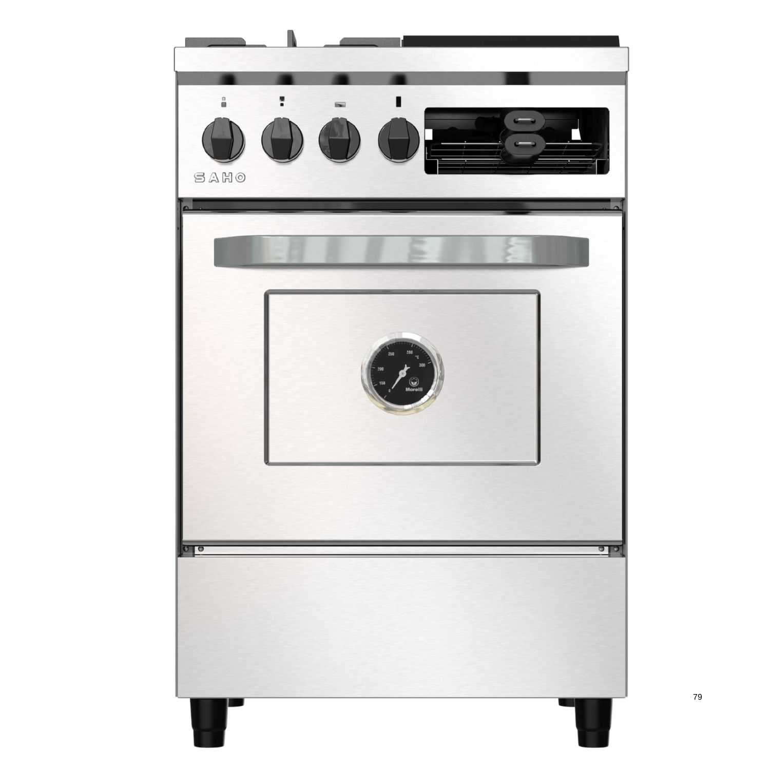 COCINA KUMA 550 MULTIGRILL 2H + PLANCHA + CARLITERO Saho - Imagen 8