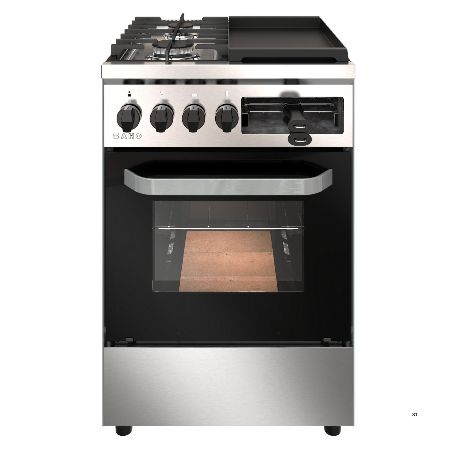 COCINA KUMA 550 MULTIGRILL 2H + PLANCHA + CARLITERO Saho - Imagen 5