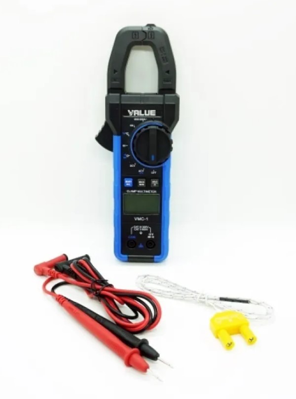 Pinza Amperimetrica Digital Value Temperatura Y Capacimetro - Imagen 4